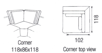 Medusa elementen: corner